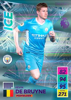 Kevin De Bruyne Manchester City 2021/22 Panini Adrenalyn XL Ice #422