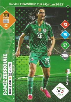Ranuz Zerrouki Algeria Panini Road to World Cup 2022 Rising Star #22