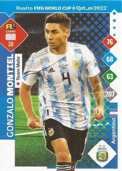 Gonzalo Montiel Argentina Panini Road to World Cup 2022 #30