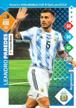 Leandro Paredes Argentina Panini Road to World Cup 2022 #33