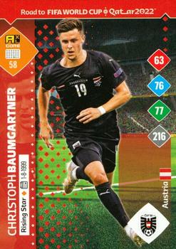 Christoph Baumgartner Austria Panini Road to World Cup 2022 Rising Star #58