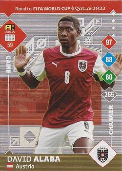 David Alaba Austria Panini Road to World Cup 2022 Game Changer #59