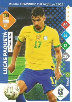 Lucas Paqueta Brazil Panini Road to World Cup 2022 #86