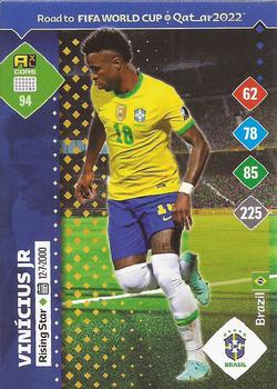 Vinicius Jr Brazil Panini Road to World Cup 2022 Rising Star #94