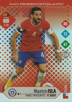 Mauricio Isla Chile Panini Road to World Cup 2022 Fans' Favourite #110