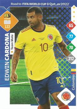 Edwin Cardona Colombia Panini Road to World Cup 2022 #122