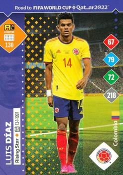 Luis Diaz Colombia Panini Road to World Cup 2022 Rising Star #130
