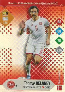Thomas Delaney Denmark Panini Road to World Cup 2022 Fans' Favourite #146