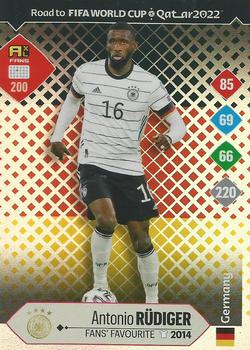 Antonio Rudiger Germany Panini Road to World Cup 2022 Fans' Favourite #200
