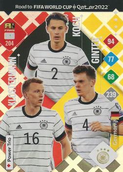 Ginter / Koch / Klostermann Germany Panini Road to World Cup 2022 Power Trio #204