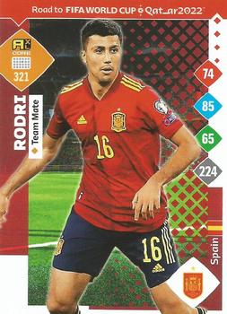 Rodri Spain Panini Road to World Cup 2022 #321