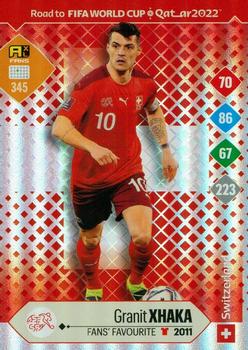 Granit Xhaka Switzerland Panini Road to World Cup 2022 Fans' Favourite #345