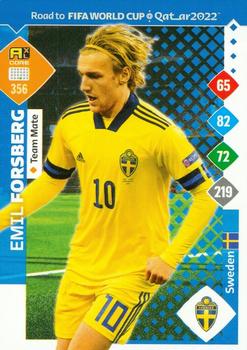 Emil Forsberg Sweden Panini Road to World Cup 2022 #356