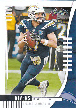 Philip Rivers Los Angeles Chargers 2019 Panini Absolute Football #42