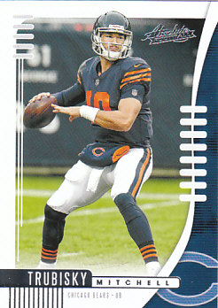 Mitchell Trubisky Chicago Bears 2019 Panini Absolute Football #64
