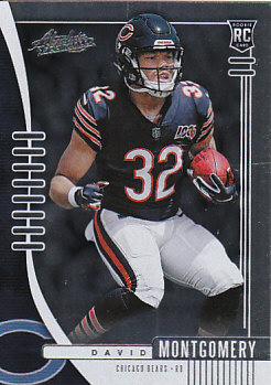 David Montgomery Chicago Bears 2019 Panini Absolute Football Rookie #110