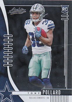 Tony Pollard Dallas Cowboys 2019 Panini Absolute Football Rookie #139