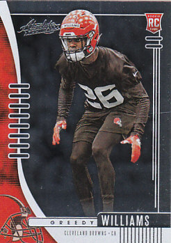 Greedy Williams Cleveland Browns 2019 Panini Absolute Football Rookie #151