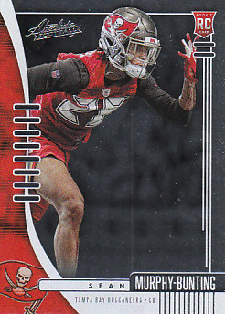 Sean Murphy-Bunting Tampa Bay Buccaneers 2019 Panini Absolute Footbal Rookie#154