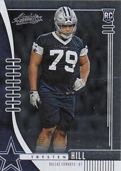 Trysten Hill Dallas Cowboys 2019 Panini Absolute Football Rookie #173