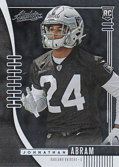 Johnathan Abram Oakland Raiders 2019 Panini Absolute Football Rookie #182