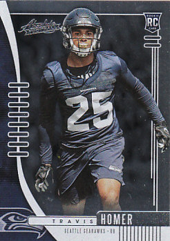 Travis Homer Seattle Seahawks 2019 Panini Absolute Football Rookie #187