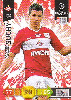 Marek Suchy Spartak Moscow 2010/11 Panini Adrenalyn XL CL #315