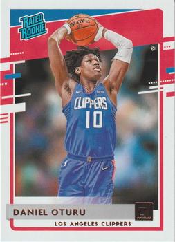 Daniel Oturu Los Angeles Clippers 2020/21 Donruss Basketball Rookie #217