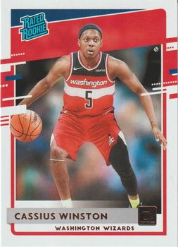 Cassius Winston Washington Wizards 2020/21 Donruss Basketball Rookie #249