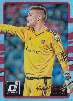 Tomas Vaclik FC Basel 2016/17 Donruss Soccer Cards Holographic #77