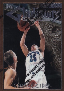Jiri Zidek Charlotte Hornets 1996/97 Topps Finest #47