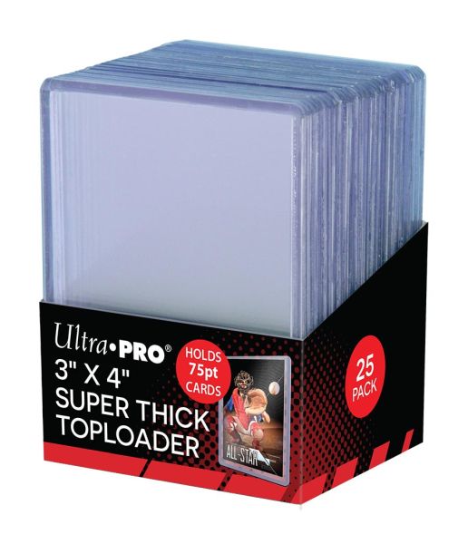 Plastový toploader Ultra Pro 75pt Thicker, balení 25 ks