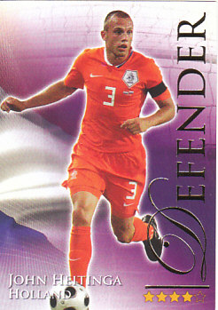 John Heitinga Netherlands Futera World Football 2010/2011 #491
