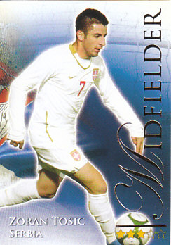 Zoran Tosic Serbia Futera World Football 2010/2011 #639