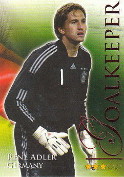 Rene Adler Germany Futera World Football 2010/2011 Ruby #401