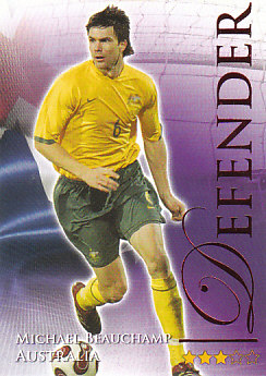 Michael Beauchamp Australia Futera World Football 2010/2011 Ruby #460