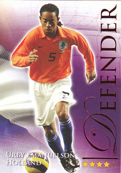 Urby Emanuelson Netherlands Futera World Football 2010/2011 Ruby #482