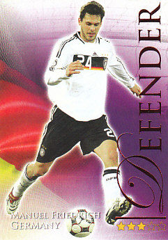 Manuel Friedrich Germany Futera World Football 2010/2011 Ruby #486