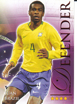 Juan Brazil Futera World Football 2010/2011 Ruby #500