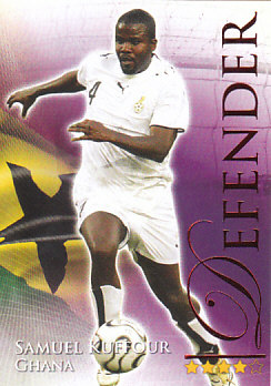 Samuel Kuffour Ghana Futera World Football 2010/2011 Ruby #504