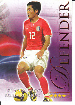 Young-Pyo Lee South Korea Futera World Football 2010/2011 Ruby #506