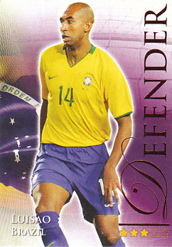 Luisao Brazil Futera World Football 2010/2011 Ruby #509