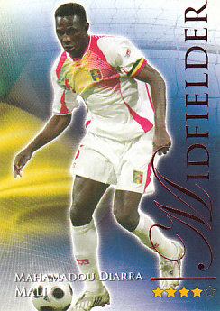 Mahamadou Diarra Mali Futera World Football 2010/2011 Ruby #572