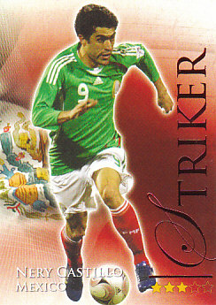 Nery Castillo Mexico Futera World Football 2010/2011 Ruby #659