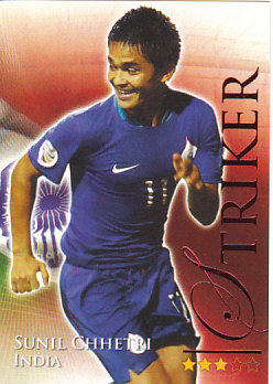 Sunil Chhetri India Futera World Football 2010/2011 Ruby #661
