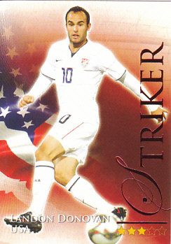 Landon Donovan USA Futera World Football 2010/2011 Ruby #666