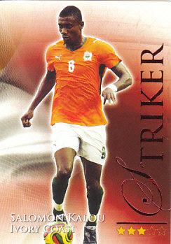 Salomon Kalou Cote D'Ivoire Futera World Football 2010/2011 Ruby #675