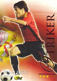 Bojan Krkic Spain Futera World Football 2010/2011 Ruby #678