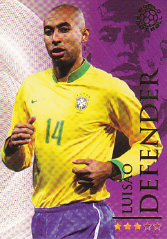 Luisao Brazil Futera World Football 2009/10 #123