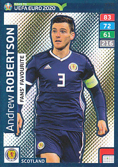 Andrew Robertson Scotland Panini Road to EURO 2020 Fans' Favourite #270